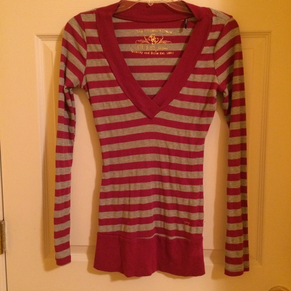 Long sleeve striped shirt