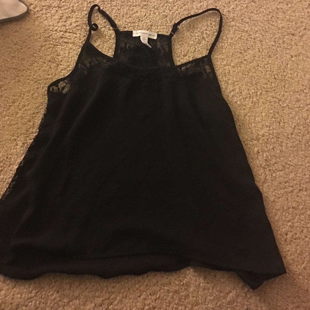 Black lace tank top