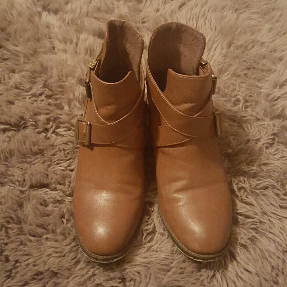 Brown ankle booties ??
