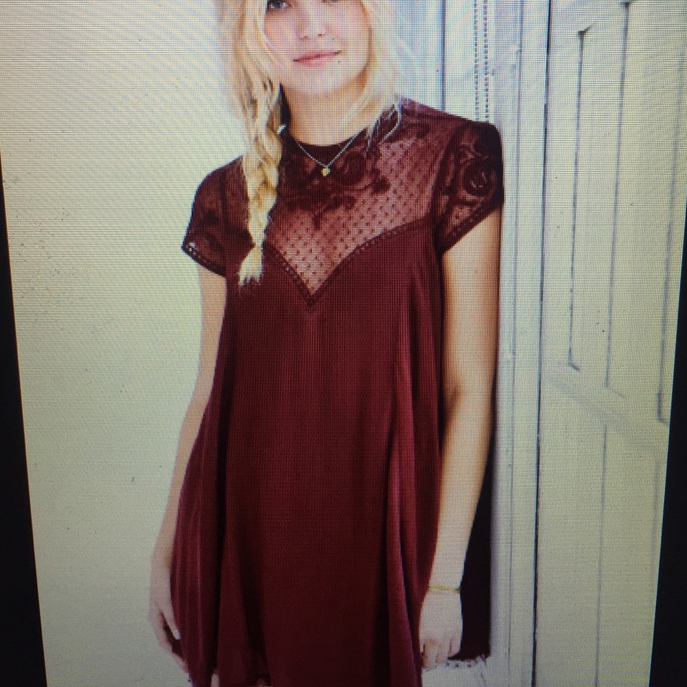 Kimchi blue lily embellished trapeze dress