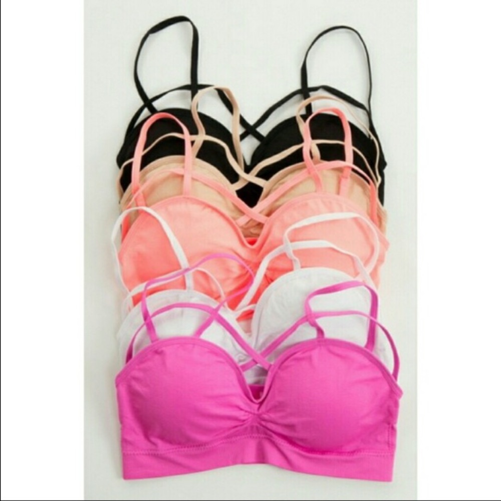 β£οΈβ£οΈSTRAPPY SEAMLESS BRALETTE! Cute Bra!π - Picture 2 of 4