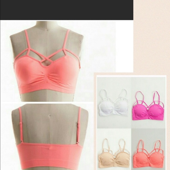 ❣️❣️STRAPPY SEAMLESS BRALETTE! Cute Bra!🎀 - Picture 3 of 4