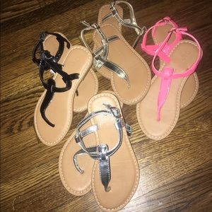 Lot of 4 pairs girls size 12 Gap sandals
