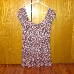 floral short sleeve tunic/mini dress