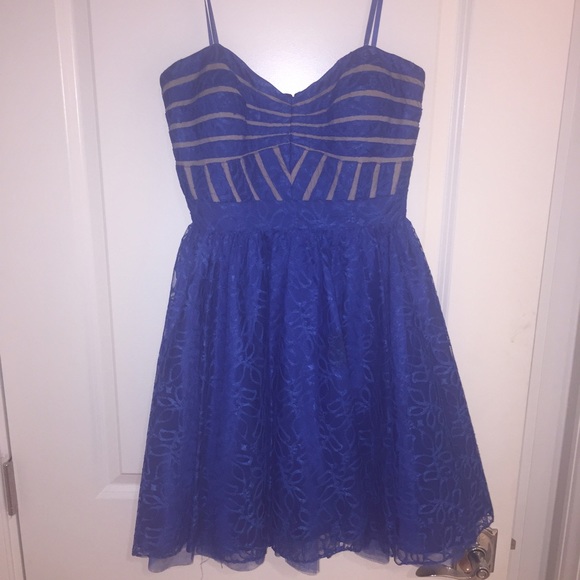 Blue Cache Cocktail Dress size 6 - Picture 2 of 4