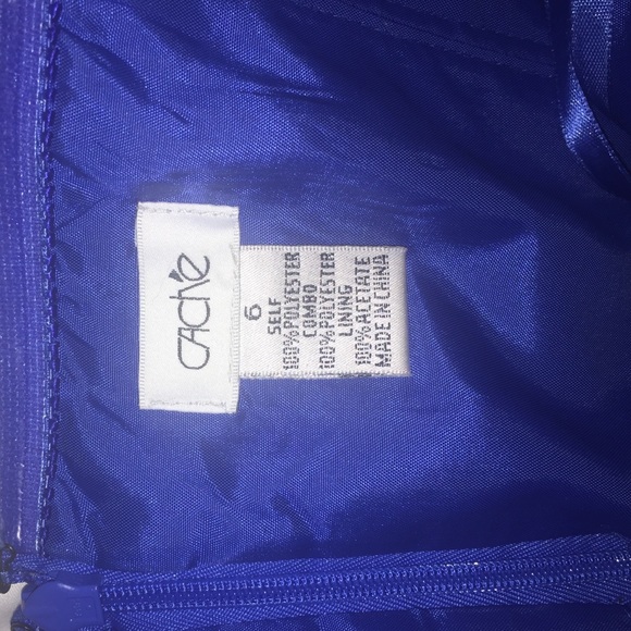 Blue Cache Cocktail Dress size 6 - Picture 4 of 4