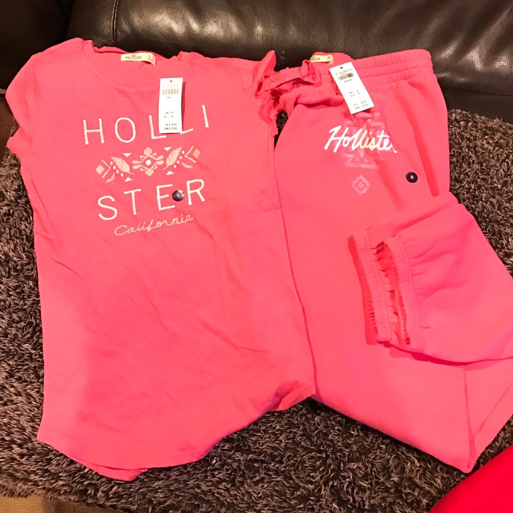 Hollister shirt & sweatpants