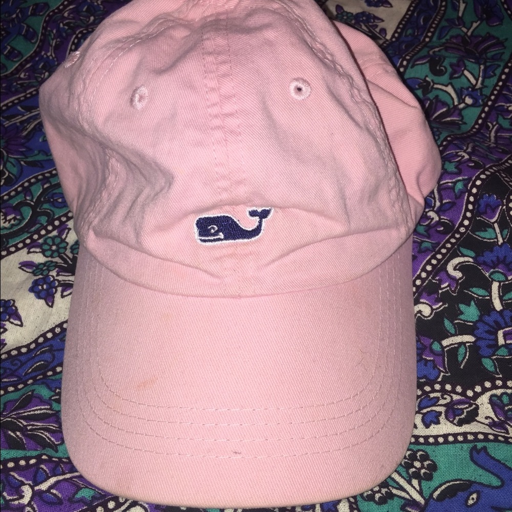 Pink vineyard vines hat