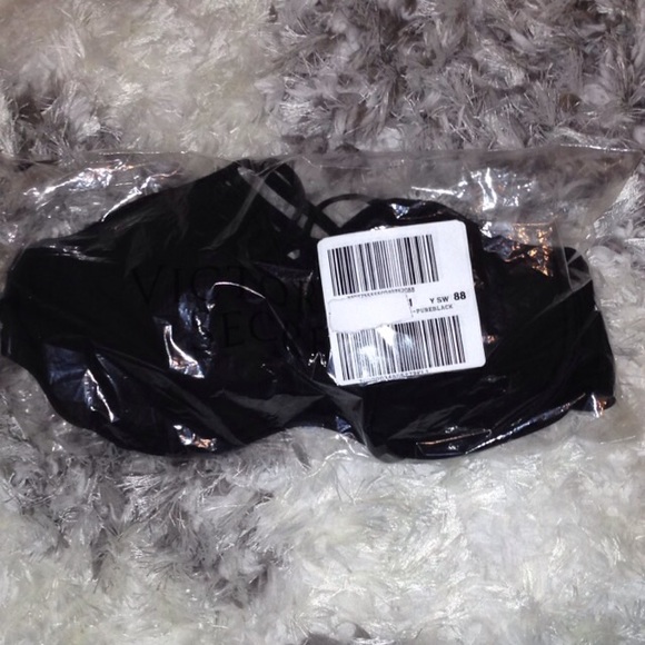 PINK Strappy Front T-back bikini swim Top - Picture 3 of 6