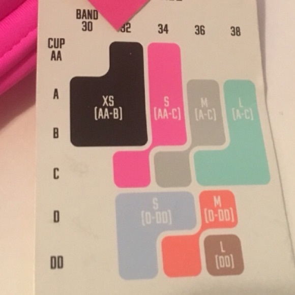 PINK Strappy Front T-back bikini swim Top - Picture 6 of 6