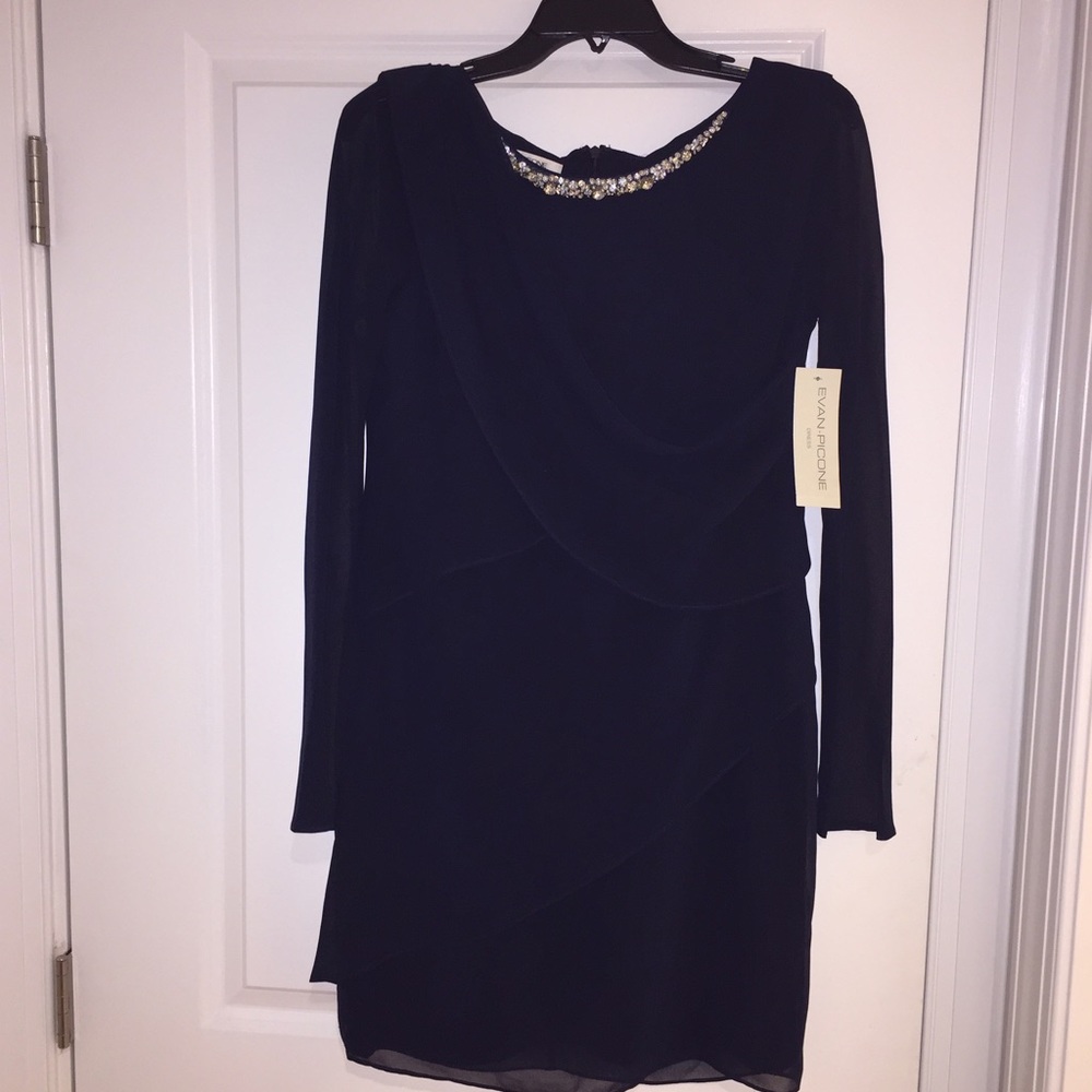 Evan Picone Long Sleeve Dress Size 4