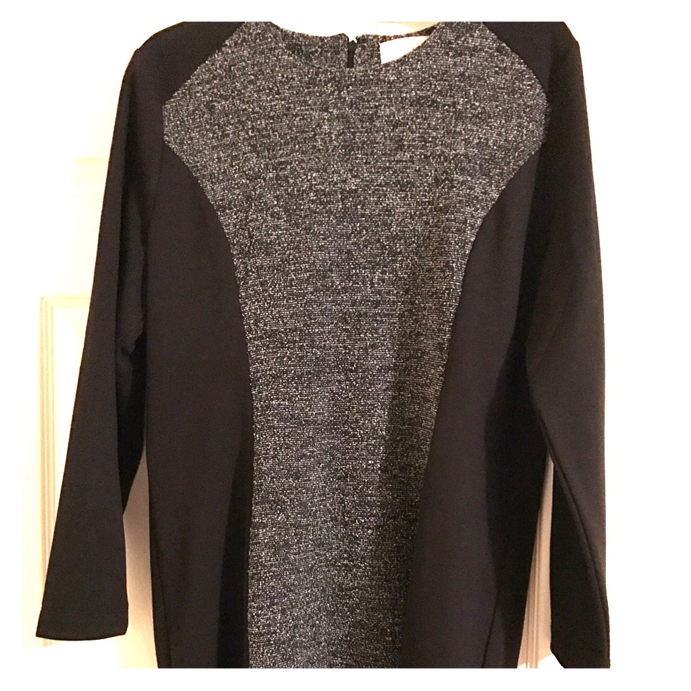 Ann Taylor LOFT black/gray dress