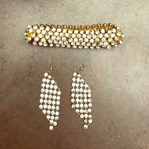 Bracelet + matching earrings