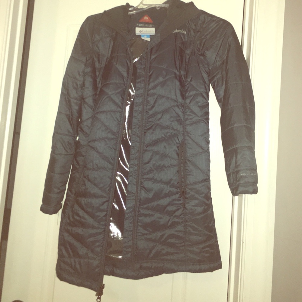 Long Columbia jacket with omniheat