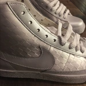 Women's White Nike Blazers