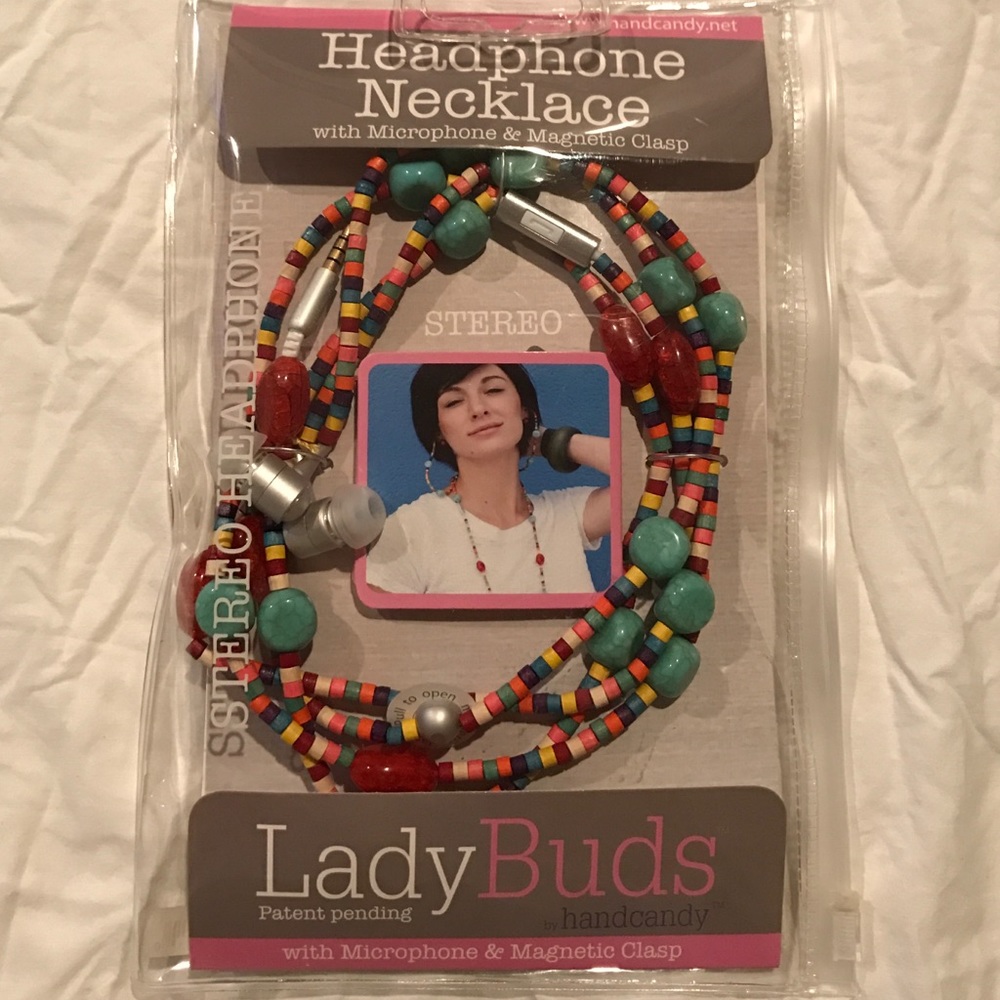 LadyBuds Hardcandy Headphone necklace