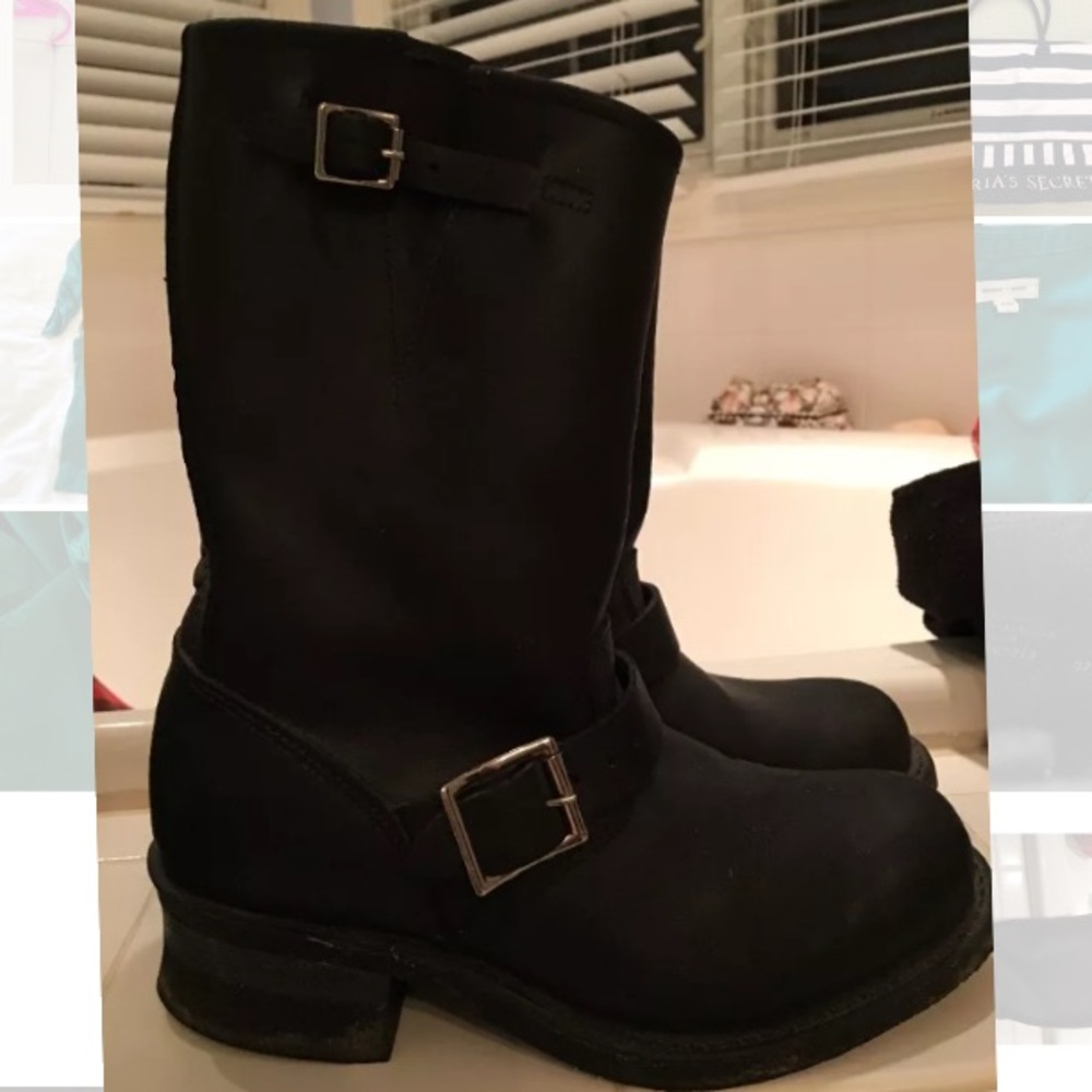 Frye engineer black 12r