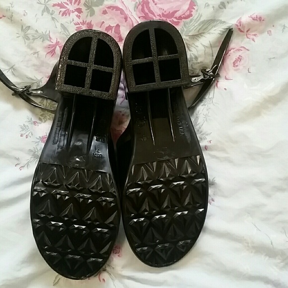 American Apparel classic Jelly Heel PVC sandal NEW - Picture 3 of 4