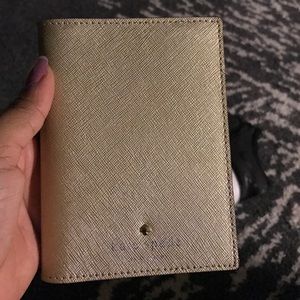 Kate spade gold passport cover