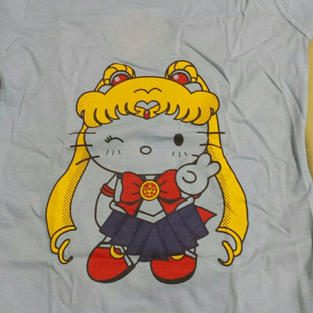 Hello Kitty x Sailor Moon Usagi tee. New