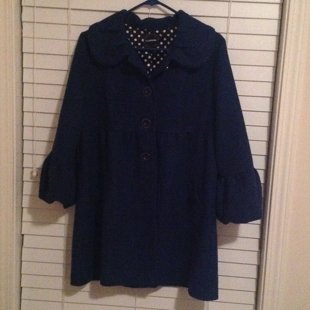 Beautiful Hunter Green Dress Overcoat