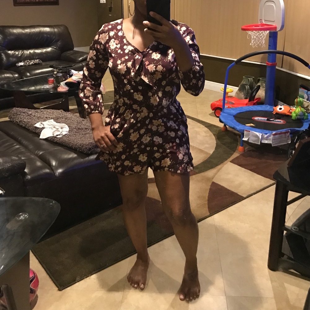 American Rag floral romper