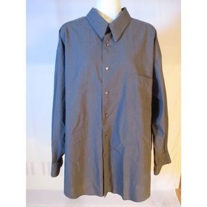 Mens Collar Long Sleeve Button Down Shirt