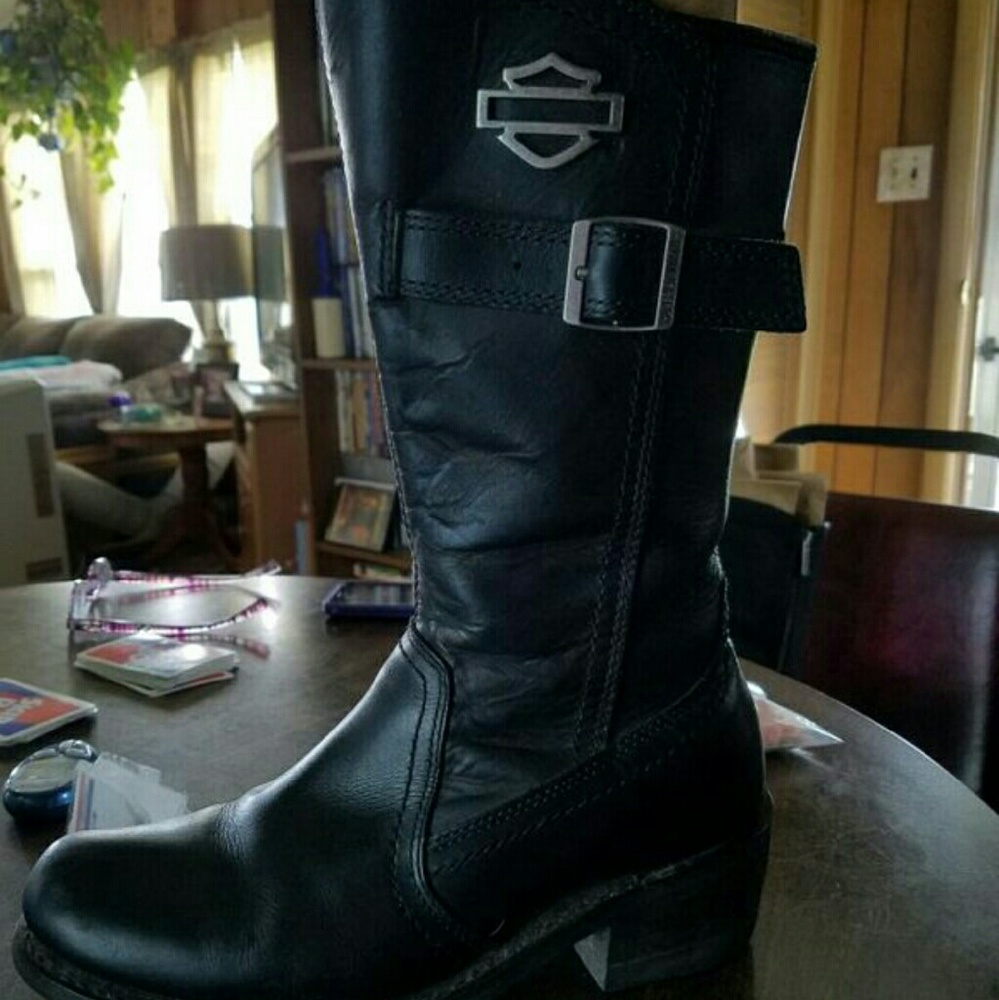 Harley Davidson riding boots. Like new