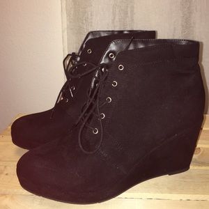 Faux Suede Booties