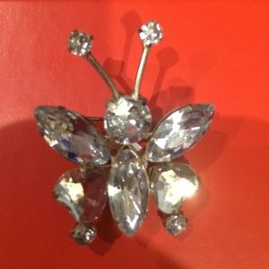 Vintage butterfly brooch