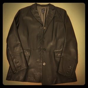 Gap leather jacket