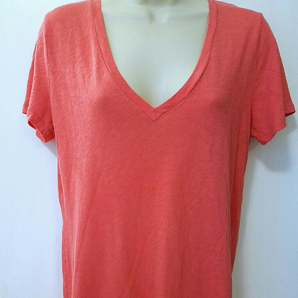 J. CREW Vintage Tee V-neck Medium