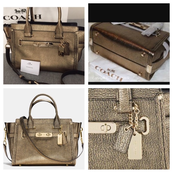❤️SOLD❤️NWT COACH swagger 27 - Picture 4 of 4