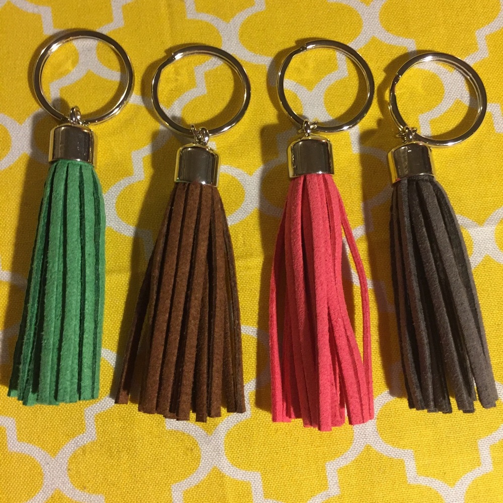 Keychain with Brown Tassle