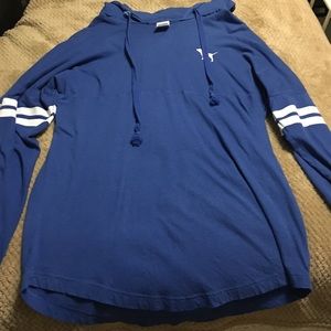 NEW PINK VS blue tunic sweatshirt MAKE AN OFFER