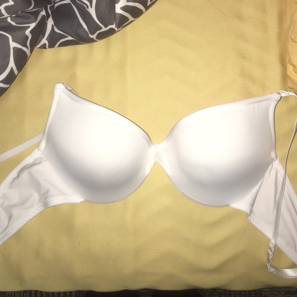 White push up bra