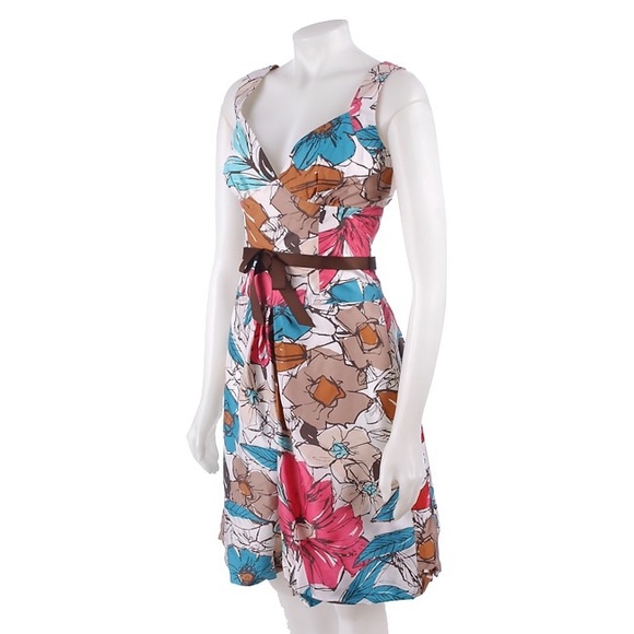 🎉HP🎉 New Silk Max & Cleo Floral Dress Size 8 - Picture 1 of 4