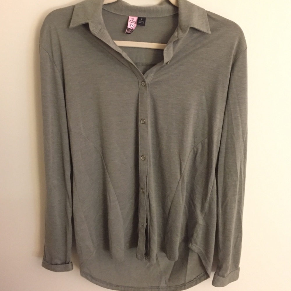 Long sleeve button-up top from Nordstrom