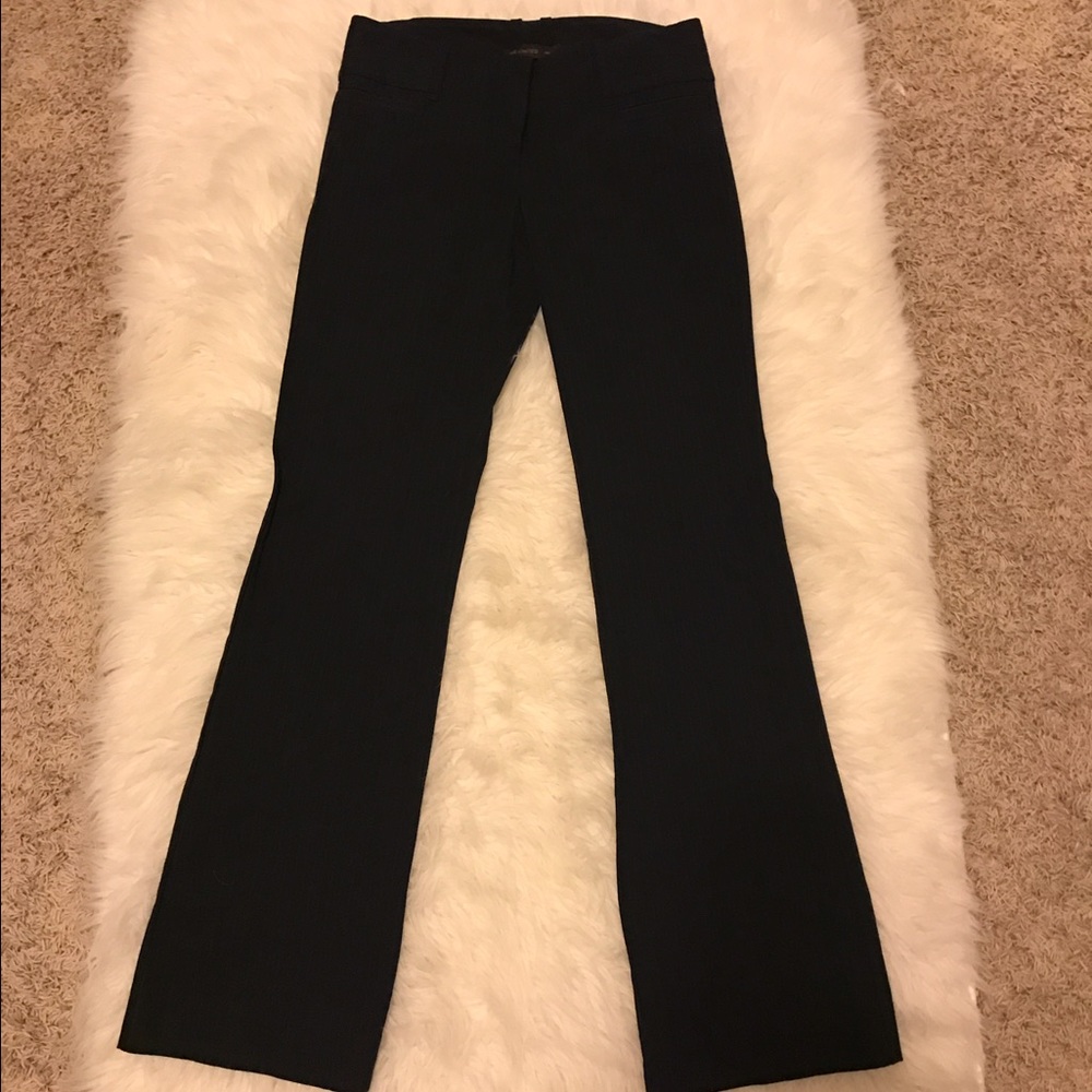 Navy blue pinstripe pant size 4 The Limited