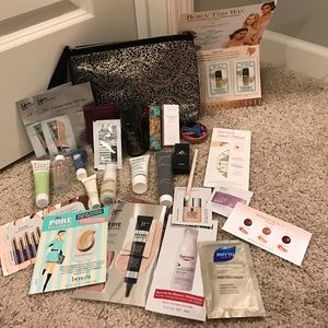 Makeup sample lot- hair care, skin care & makeup!!