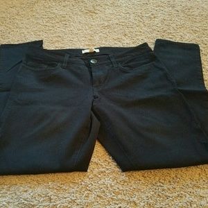 Banana Republic black denim sz 6