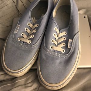Blue vans size 6.5