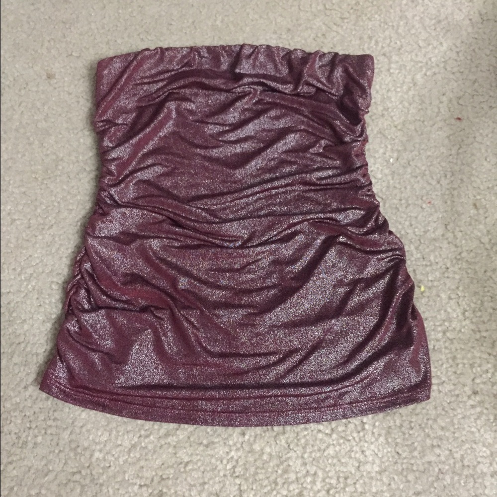 Strapless top!