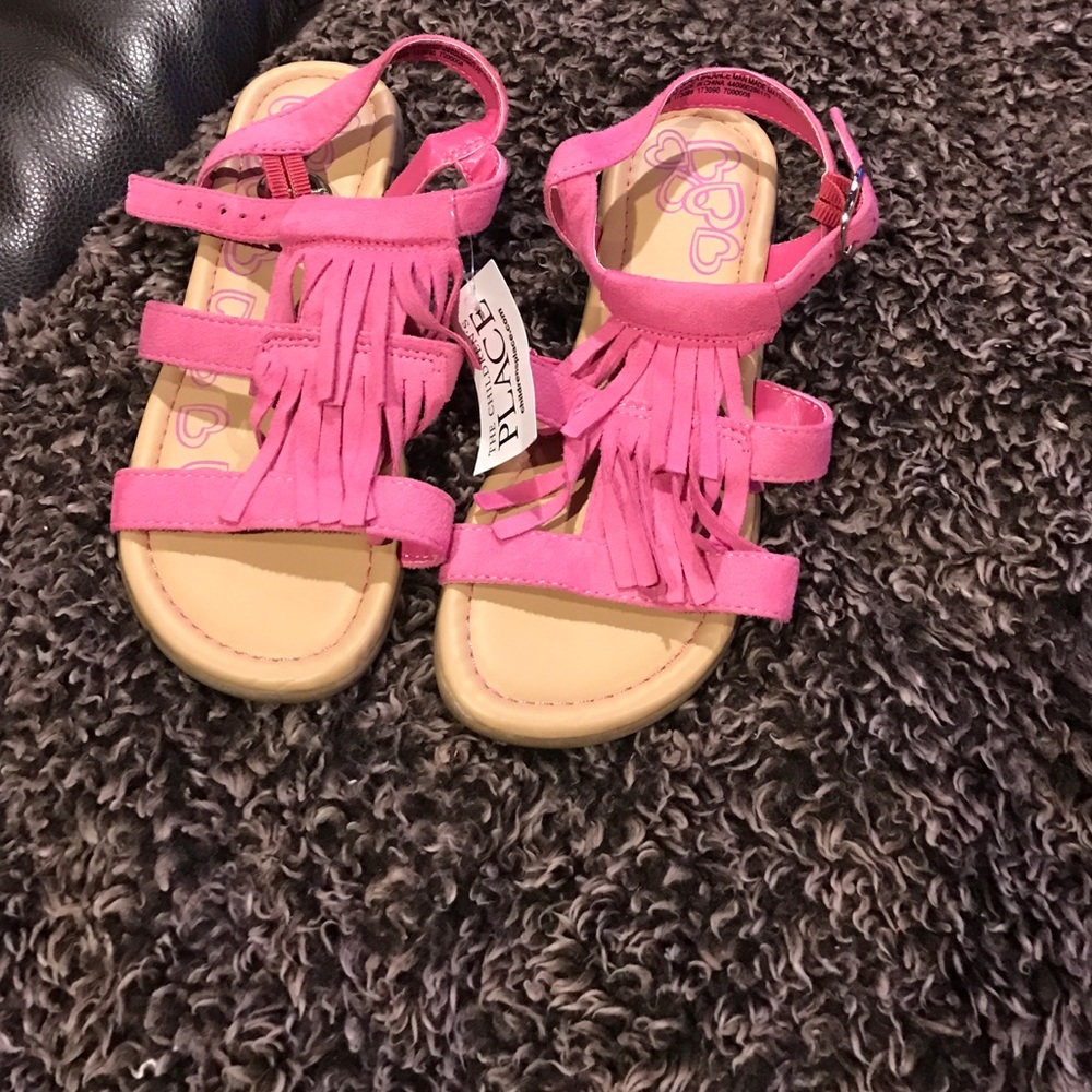Girls fringe sandals