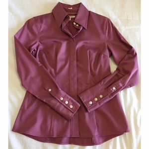 Banana Republic Non-Iron Women's Dress Shirt Sz 0