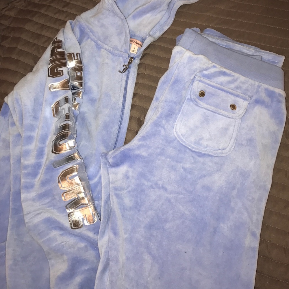 Blue juicy couture track suit