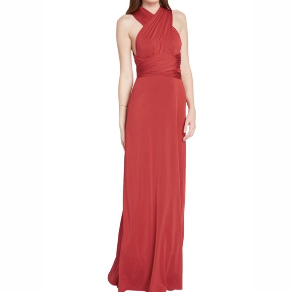 Convertible infinity Maxi Dress in Blush Pink - Picture 2 of 7