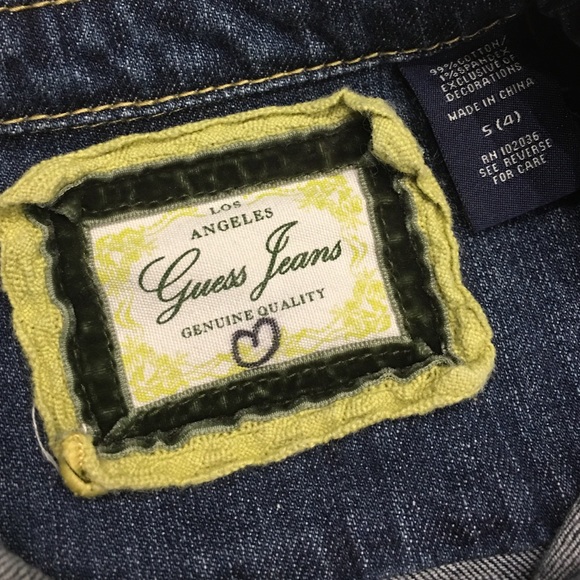 Girls 💋💗💋Denim GUESS Dress💋💗💋 - Picture 3 of 4