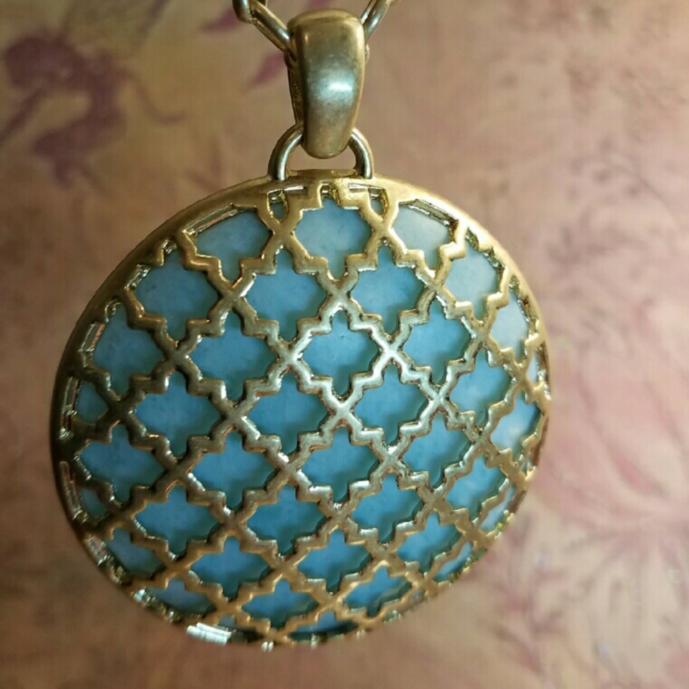 Lia Sophia Marrakesh 32"-35" Amazonite Necklace