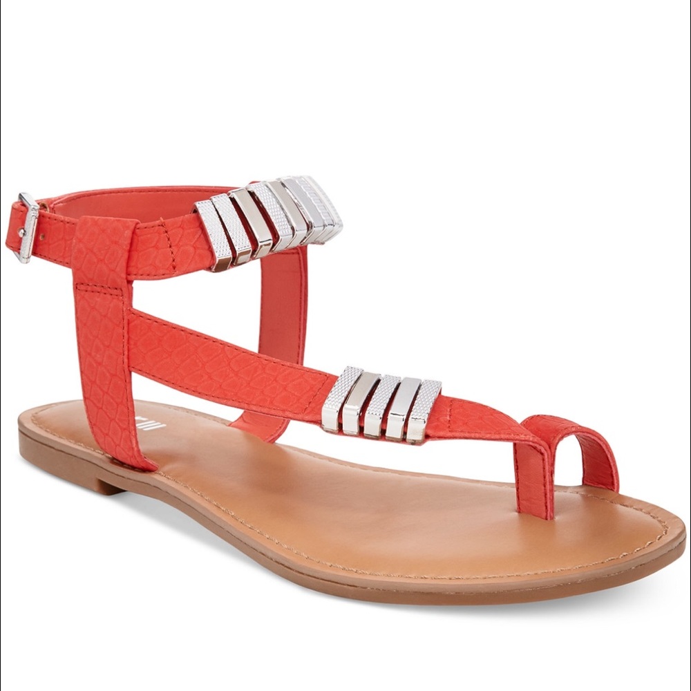 Bar iii coral sandals NWT